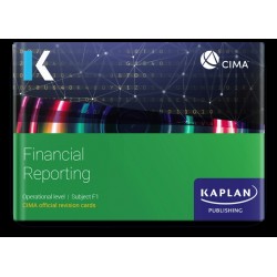 CIMA Financial Reporting (F1) Revision Cards 2025 CIMA Financial Reporting (F1) Revision Cards 2025